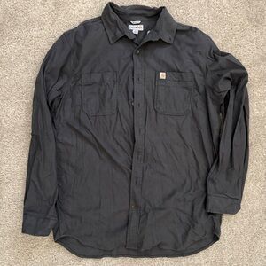 Carhartt Charcoal Button-Up Shirt